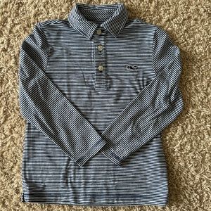 Vineyard Vines Edgartown LS Polo Size 4T
EUC Navy Microstripe